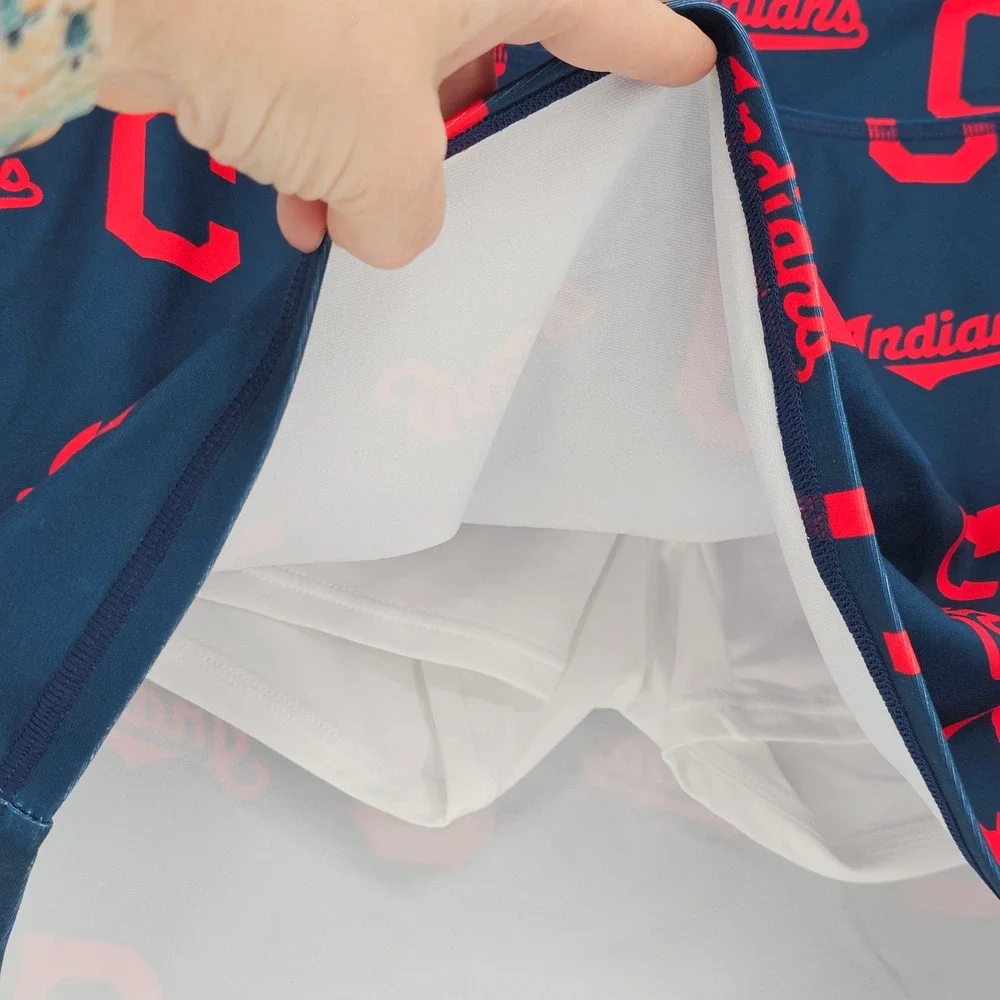 Loudmouth Cleveland Indians Active Skort S Navy MLB Logo Golf Skirt‎ Deadstock